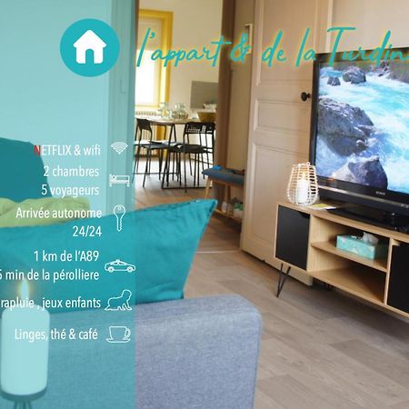 L'Appart & De La Turdine A L'Arbresle Entree Autonome Eveux Exteriör bild